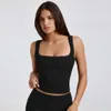2024 Summer Women's Lace Sparked Fine Ribbed Fashion Light Mature Sticked Tank Y2K Slim Fit Sleeveless Top F51428