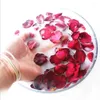 Dekorativa blommor 2 paket röda rosenblad för badtorkad blommor dekorera frystorkad kreativ
