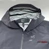 Designerska kurtka sportowa kurtki wiatrakowe czarne męskie męskie beta lt kurtka twarda powłok