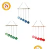 Handys Montessori Mobile DIY visuelle Praxis Geburtsgeburte Baby -Gradientenfarbe Farbpaste Ball Hanging Gobbi Tänzer Munari 230520 Drop Deliv OTHG3