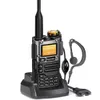 Quansheng uvk6 walkie talkie 5w banda de ar rádio tyep c carregamento uhf vhf dtmf fm scrambler NOAA Frequência sem fio de duas maneiras CB 240510