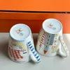 Nieuwe kinderen Fun Bone China Mug Paar Cups Milk Breakfast Breakfast Cup Creative en Little Luxury Office Tea Cup Water Cup