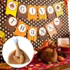 Geroosterde creaties Spooktacular pluche hoeden Turkije Decor Hoed Gekookte kippenvogel Geheim voor Thanksgiving kostuum aankleden Party 0814