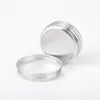 60 ml leere Aluminiumkosmetikbehälter Kisten Topf Lippenbalsam Aluminium Jar Zinn für Cremes Salbe Handcreme Verpackung Vkkqw atith