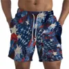 Letnie nowe męskie element Day Day Day 3D Digital Printed Shorts luźne proste spodnie plażowe M514 17