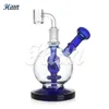 2024 HITTN NOUVEAU MINI EGG PERC DAB RIGNE PRIGURES BUBLER POUVE PERC PERC Verre Fumer des plaques de tuyaux d'eau avec un banger de quartz de 14 mm 6 ''