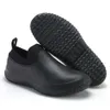 Dirençli Sandalet Erkekler Yağ Durum Mutfak Ayakkabıları Şef Restoran Bahçe Su Geçirmez Güvenlik İşleri Loafers Saa