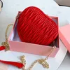 Сумки для женского плеча сумочка в форме сердца сцепление с кладкой качество кошелька Bumbag Women Pink Sumbag Bolsos de Mujer de