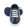 Premiers Walkers Toddler Baby Shoes Leather Boy Girl Soft Soft Sole Anti-Slip Sneakers Born Born Casual 0-18 mois