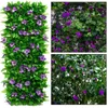 Декоративные цветы искусственная хедж-экран на открытом воздухе настенную стену для сада для ультрафиолетовых энтузиастов сада.