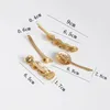 Design Coiffes Coiffes Marque Luxury Crystal Gold plaqué métal Barrettes ACCESSOIRES DE COURCE ACCESSOIRES POUR CADEL