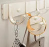 8.Creamy Coat Hook Wall-Hanging Non-Perforated Entrance Door Felt Hangers Non Slip 360 Degree Swivel Clothes Anti-Rust Hooks Best Quality Hook Hanger