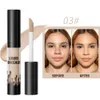Hellokiss concealer to cover facial spots, acne marks, black eye circles, brighten three-dimensional moisturizing concealer