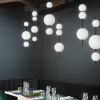 Modern LED Pendant Lamps Hanging light fixture Restaurant Gourd Pendant Lights Cafe Bar Bedroom Kitchen Dining Room Glass Deco