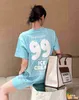 AAA BRBURY Fashion Outfits T Shrits Mens Womens Summer New Tes Cream T-shirt okrągły szyję