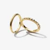 Projektant 925 Silver Rose Gold Wedding Wedding Pierłod dla kobiet Dar zaręczynowy Fit Pandoras Bringling Wishbone Pierścienie Ustaw wysokiej jakości 1: 1 Lady Biżuteria z pudełkiem