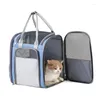 Cat Carriers Pet Bag Portable Dog Backpack Small Outdoor Travel Handbag Dogs Cats Zipper Mesh Back Pack Breathable