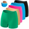 Culotte de femmes shorts de danse de ventre de ventre de coton sous-vêtements courts pantalons courts leggings serrés 12 couleurs en nylon latin