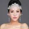 En stock 2014 Crown's Crown's Swarovski Bridal Crystal Tiara Wedding Couronne Accessoires Accessoires de concours