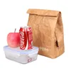 Opbergtassen herbruikbaar duurzaam geïsoleerde thermisch voedsel koeler zak bruine ambachtelijke papieren lunchzak