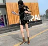 Stivali da donna con moto in tessuto elastico stivali da donna boots boots boot cowboy fneaker sneaker martis rockoko australia stivali