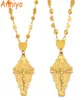 Anniyo 7 моделируйте поперечные шариковые бусины ожерелья цепочки, мужчины, женские гавайские микронезии Чуук, украшения, #192306p2848523