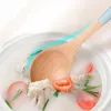 Spoons Kitchen Cooking Multifunction Long Handle Wooden Serving Spoon Dinnerware Soup Ladle Rice Scoop