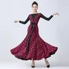 Robe de danse de salon de bal de bal à haute qualité costume de pratique nationale standard 2024 femmes Tango Waltz Performance vêtements