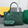 Tasche Bag Designer -Tasche Mode Frauenhandtasche Umhängetasche Hochwertige Ledertasche Freier großer Kapazität Mom Einkaufstasche Grün kostenlos Versand