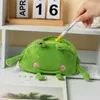 Bleistiftbeutel Interessanter großer Mund Frosch Bleistiftbeutel für Schüler große Kapazität Desktop Stationery Storage Plüsch Stifte Hülle