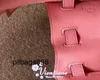 ハンドバッグケリー本革7Aディレクターハンド縫製バッグ25cm 1Qローズ紙幣エプソムカウハイドシルバーバックル