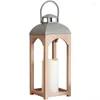 Bandlers Wedding Long Retro Retro Hather Designer Decor Lantern Stick Wood Nordic Centro de Mesa Accessoires de maison ZP50ZT