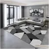 Matta nordisk geometrisk för vardagsrum modern lyxdekor soffa bord stora områden mattor badrum matta alfombra para cocina tapis drop dhdq3