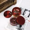 2024 NOUVEAU NOUVELLE GRINDER HERBE METAL Metal For Smoke Tobacco Manual Hand Spice Pepper Miller Cutter Zodiac Green Lucky Tree