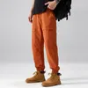 Pantalon masculin Vêtements d'été printemps couleur élastique haute taille de taille bêtise décontractée pantalon de harem