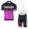 SCOTT short sleeved with shoulder straps and shorts, cycling suit set H514-70