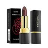 Yanqina Yanqina Black Rose Lipstick Warm Geleidelijk Verandering Make -up Kleur Display Hydraterende kleur Veranderende lippenstiftlippenstift