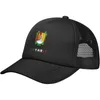 Caps de bola Nayarit México Estado unissex Adulto Classic Mesh Baseball Cap Snapback Hat Grid Black