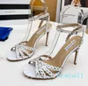 Season Shoes Sandals 105 Sparkling Party Clear Pvc Dress Shoes women Heels crysta buckle sexy strap leather sole