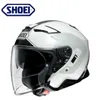 Shoei Smart Helmet Japanese J-Cruise Motocicleta de 2ª geração com lentes duplas para homens e mulheres meio anti-nevoeiro de três quartoswiU9