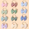 Accessoires de cheveux nouvelles couleurs de solid comes de bébé élastiques arc moulé de nouveau-nés pour bébé pour bébés enfants