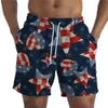 Letnie nowe męskie element Day Day Day 3D Digital Printed Shorts luźne proste spodnie plażowe M514 17