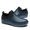 Resistant Sandals Men Oil-proof Kitchen Shoes Chef Restaurant Garden Waterproof Safety Work Loafers saa