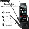 C1 Smart Watches wasserdichte Fitness -Tracker Echtzeitüberwachung Multifunktionales Sportarmband für Android iOS Unisex