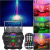 RGB Laser Projector Stage Light DJ Disco LED Lamp USB Rechargeable UV Sound Strobe Stage Effect Wedding Xmas Holiday Party