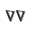 2024 Fashion Glamour Jewelry Stainless Steel Triangular Exquisite Ladies Personality Sparkly Earrings