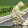 Hundekleidung Regenmäntel für große Hunde Polyester Regenmantel mit klarer Kapuze wasserdicht verstellbar Vintage Plaid Poncho