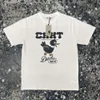 E36E Designer Fashion Short Sleeved t Shirts Tooling Carhartte Men's Wip Brand Outdoor Retro Duck Print Sports Mens and Womens Tee