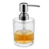 Liquid Soap Dispenser Acrylic Lotion Dishwashing Pump Bottle Kitchen Bathroom Countertops 8.8 OZ (Clear)