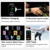 2024 Smart Watch Series 9 8 45mm 2.1 "Les hommes Women Watch Watch Bluetooth Call Bracelet Wristband Wireless Charging Fitness Tracker Sport Smartwatch IWO pour Android iOS Watches